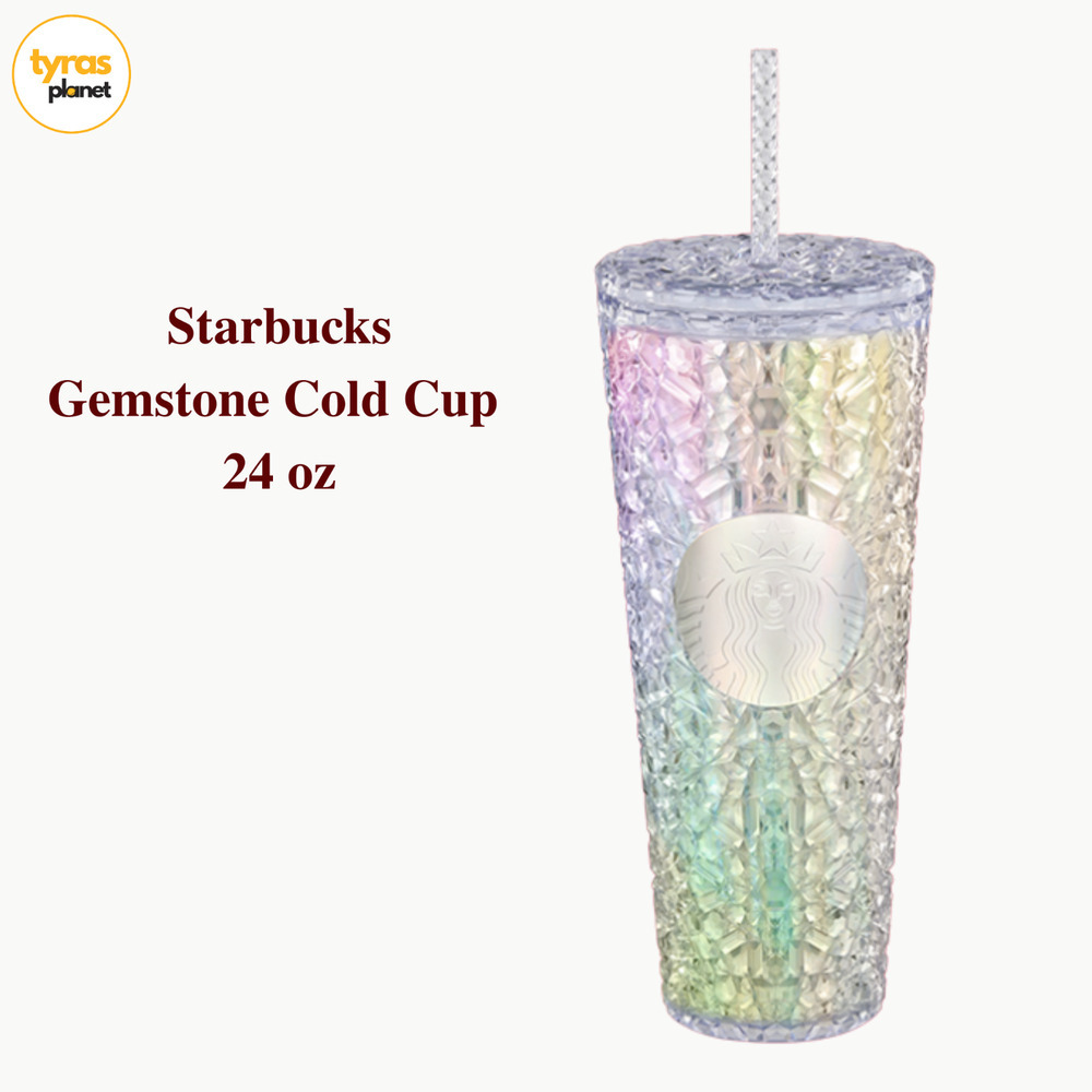 Starbucks Holiday Gemstone glimmering cold cup Tumbler Ice 24 oz Venti NWT
